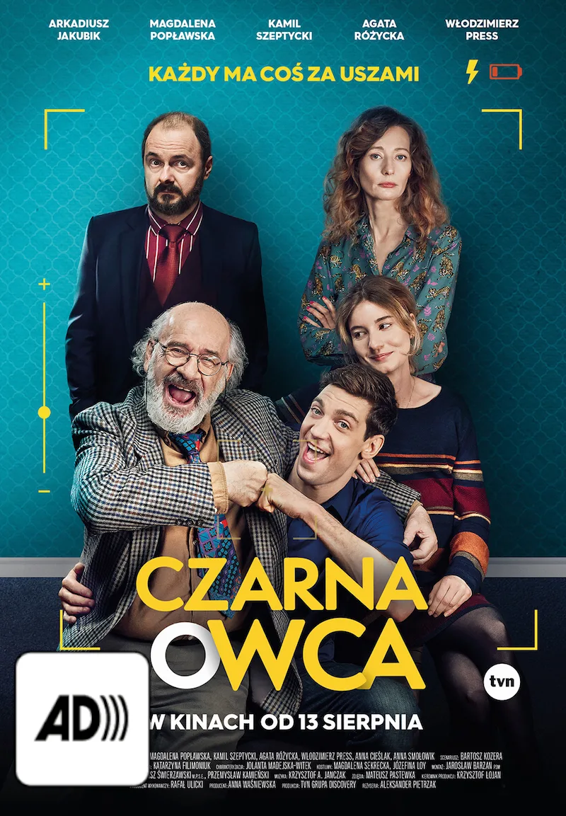 Plakat z filmu "Czarna owca"