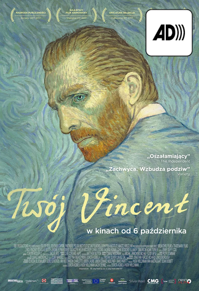 Plakat z filmu "Twój Vincent"