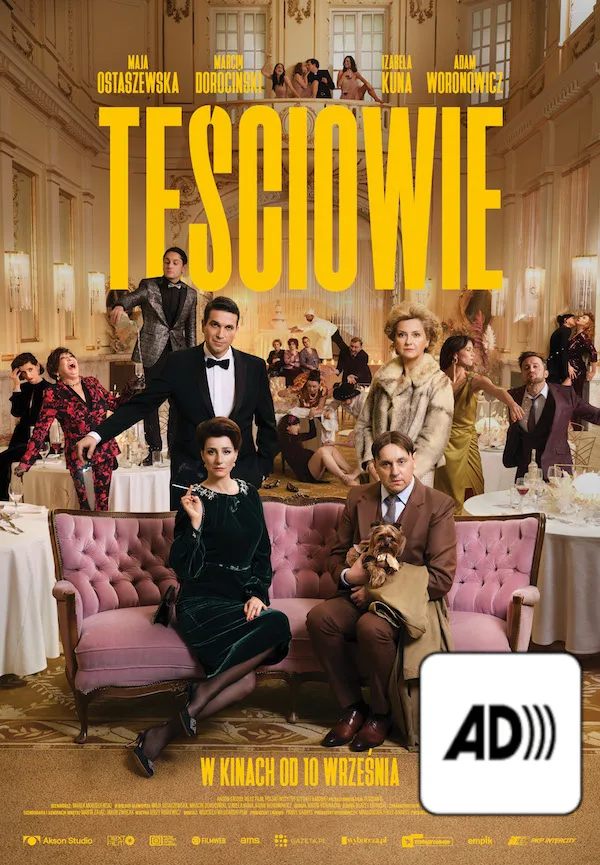 Plakat z filmu "Teściowie"